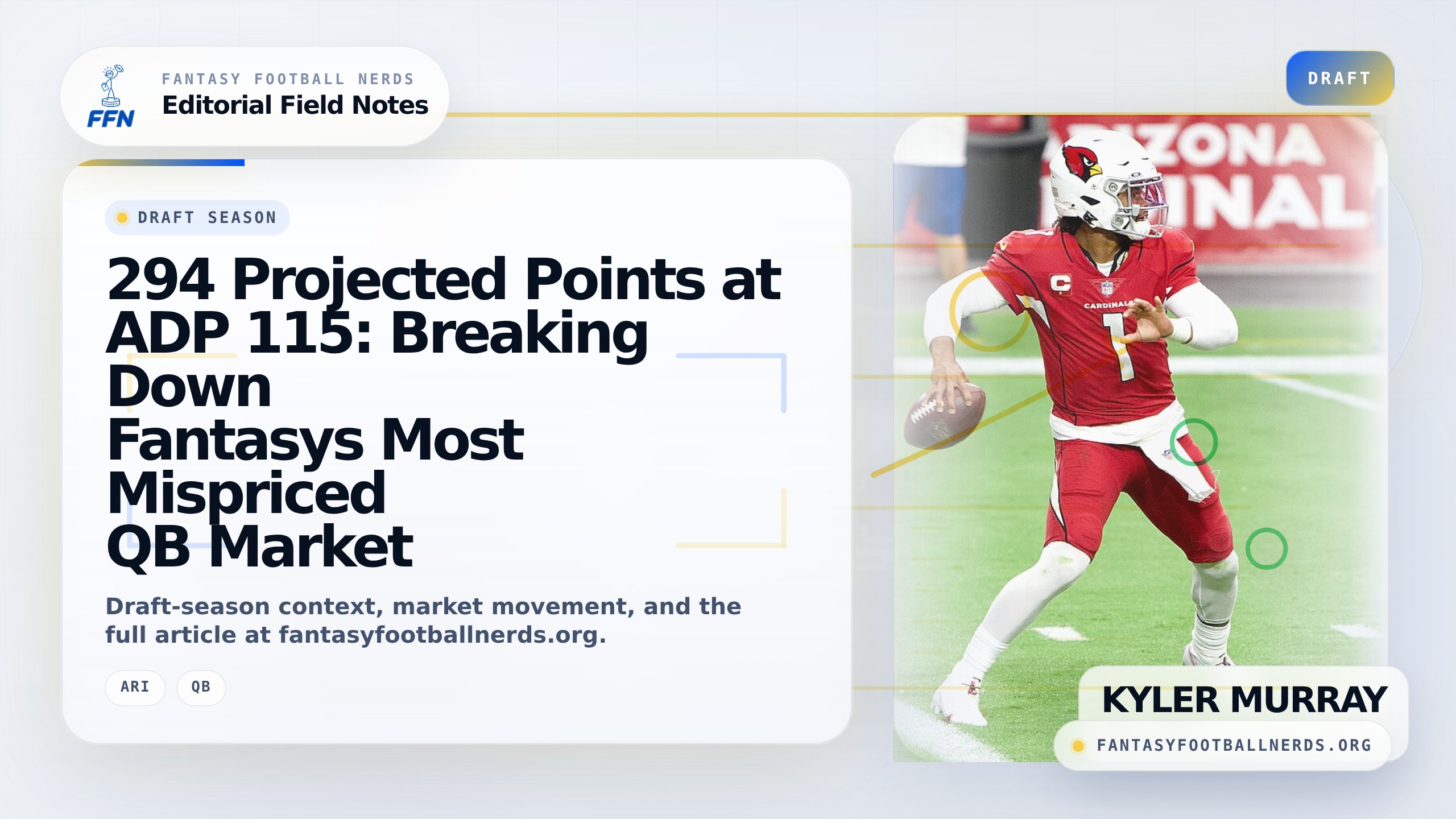 294 Projected Points at ADP 115: Breaking Down Fantasy's Most Mispriced QB Market