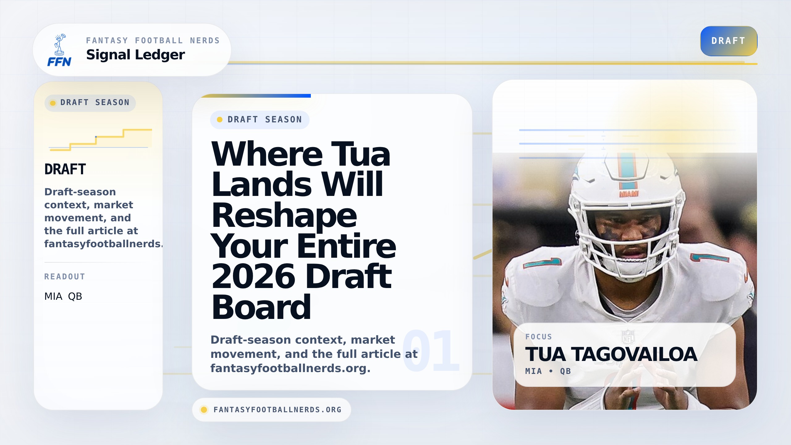 Where Tua Lands Will Reshape Your Entire 2026 Draft Board